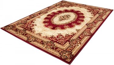 Килим Oriental Red 300 x 400 см Орнамент Контурний виріз Візерунок Iskander Collection 300 x 400 см Червоний