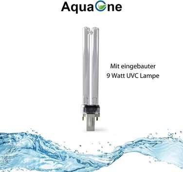 Зовнішній фільтр для акваріума AquaOne HW-303B 1400 л/год I Високоякісний фільтр з 9-ватною УФ-лампою для акваріумів об&39ємом до 700 літрів I Насос з фільтрувальним матеріалом для прісноводних та морських акваріумів