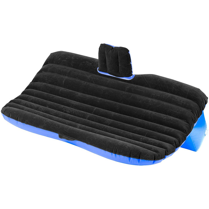 Матрац для заднього сидіння Lescars Надувне ліжко для заднього сидіння автомобіля з 12-вольтовим повітряним насосом (Надувне автомобільне ліжко, автомобільний матрац, надувний матрац універсала)