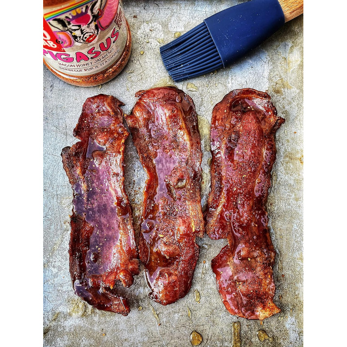 Ангус і хрю, пігас, бекон, мед, халапеньо, барбекю та приправи Ідеально підходить для свинини, курки, відбивних і картоплі фрі Ідеально підходить для гриля, копчення та для духовки 200 г