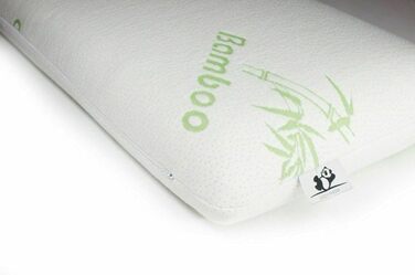 Бамбукова подушка для шиї, 40x80 см, в&39язкопружна піна з пам&39яттю форми, гелева піна