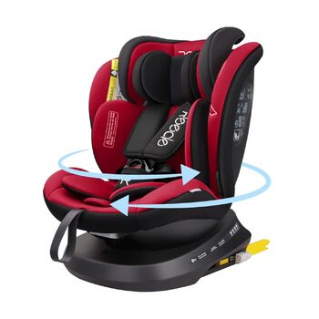 Дитяче автокрісло Reecle 360 Swivel i-Size з кріпленням ISOFIX 40-150 см (0-36 кг) Reboarder, від народження до 12 років, ECE R129