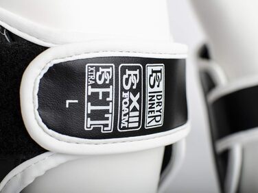 Захист гомілки та підйому PAFFEN SPORT PRO Thai Xtra високоякісний захист для тренувань з муай-тай, кікбоксингу, K1, MMA та суміжних бойових мистецтв, розмір M, чорний