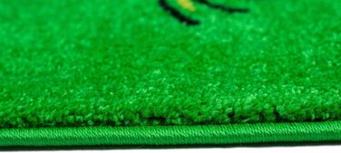 Дитячий килим динозаври дитяча кімната килим динозаври зелений розмір 200 х 290 см