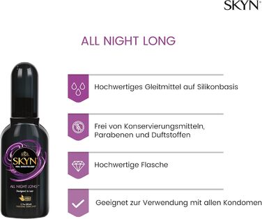 Силіконовий гель-лубрикант SKYN All Night Long, 80 мл