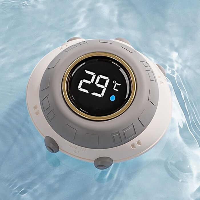 Термометр для ванни Teksome, цифрові термометри для ванни - вимірювач температури води - цифрові кімнатні термометри зі світлодіод