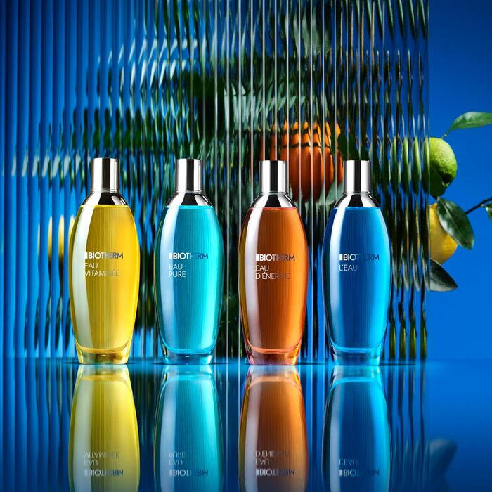 Туалетна вода Biotherm L&39Eau, освіжаючий та зволожуючий спрей для тіла для жінок з фруктовими нотками апельсина, мандарина та бергамоту, 100 мл
