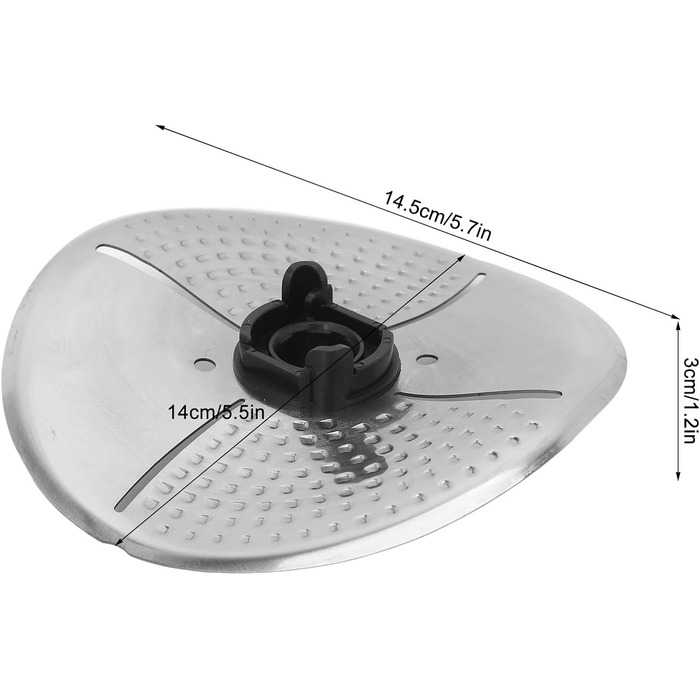 Кришка ножа, Кришка леза для кухонних машин Захисна кришка головки різака з нержавіючої сталі Захисний чохол для Thermomix Tm5 Tm6 Tm31, 6