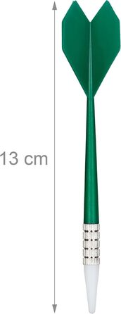 Мішень для дартсу Relaxdays 42 см, м&39які безпечні дротики, 6 дротиків, зручні для дітей, стійка, безпечна мішень для дартсу, чорно-біла, одинарна