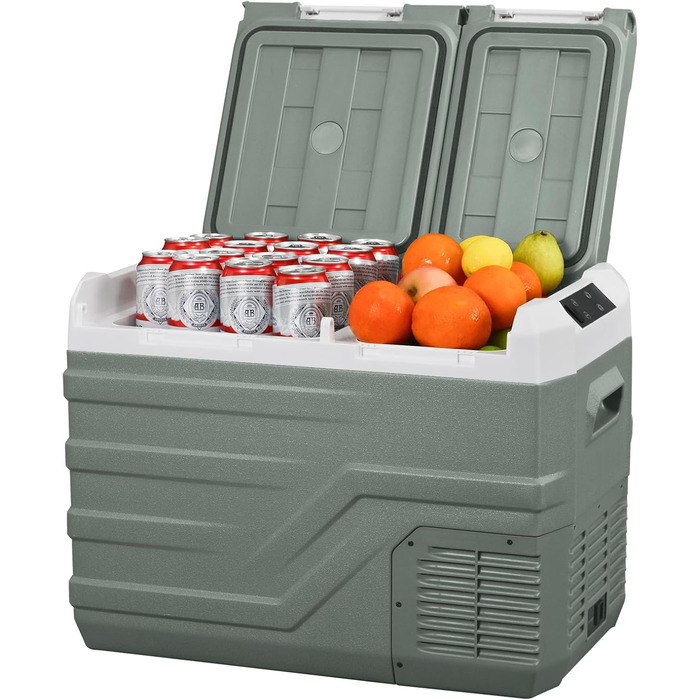 Л портативний електричний холодильник, автомобільний холодильник 12 В / 24 В постійного струму 100 240 Вольт змінного струму, подв