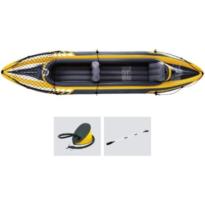 Надувний каяк для 2 осіб, 350 x 78 x 52 см, з аксесуарами