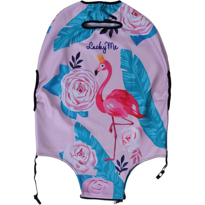 Еластичний захисний чохол LEAFOREST для валіз, еластан, водовідштовхувальний, підходить для валіз 48,5-81 см, розмір S, Фламінго