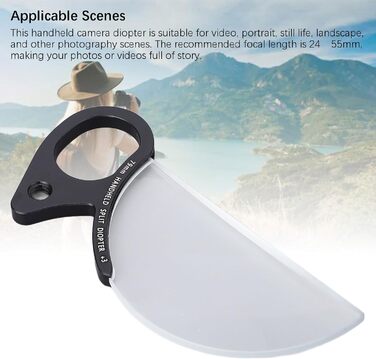 Ручний роздільний діоптрійний фільтр, 79-міліметровий фільтр зі спеціальним ефектом розмиття, покриття MRC, водонепроникне оптичне скло для фотозйомки з розділеним діоптрійним фільтром для дзеркальної камери