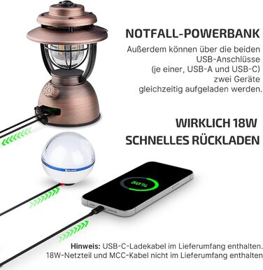 Розумний кемпінговий ліхтар OLIGHT Olantern Classic 2 Pro 300 лм із керуванням застосунком, світлодіодний ліхтар у ретро-стилі, плавне затемнення, аварійний портативний зарядний пристрій USB, для кемпінгу, саду, активного відпочинку на свіжому повітрі, по