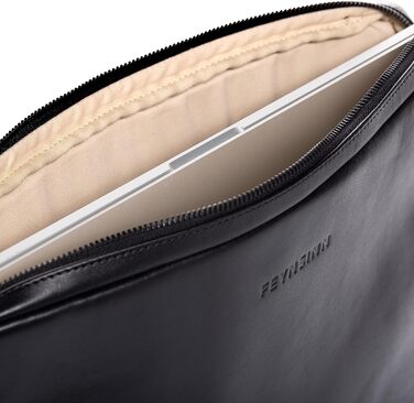 Велика ділова сумка FEYNSINN з натуральної шкіри - 15-дюймова сумка для ноутбука VANJA - жіноча сумка-портфель з відділенням для н