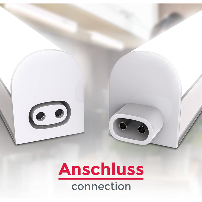 Світлодіодна стрічка з вимикачем, нейтральний білий колір світла, розширюється, кухня під шафою, світлодіодна стрічка кухня, освітлення шафи, кухонна лампа, освітлення, 57,3x2,2x3 см, білий