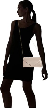 Клатч/Сумочка лакована для нареченої, весілля, вечірки, середнього розміру, колір нюд