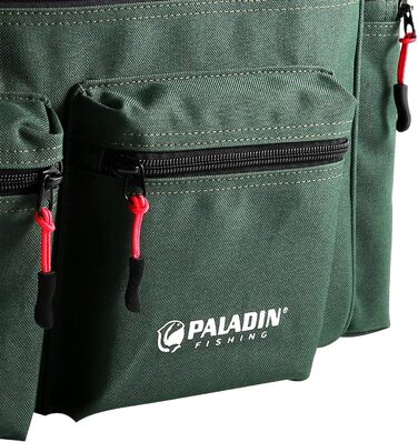 Рибальська сумка Paladin Deluxe green - Tackle Bag Carryall Carp bag Сумка для рибальських аксесуарів Розміри 53x28x22 см Сумка для наживки з ременем через плече