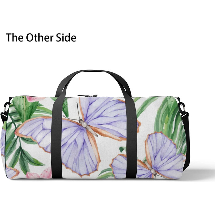 Спортивна сумка для фітнесу, йоги та танців, дорожня сумка для вихідних, з красивим дизайном метелика, унісекс сумка для тренувань