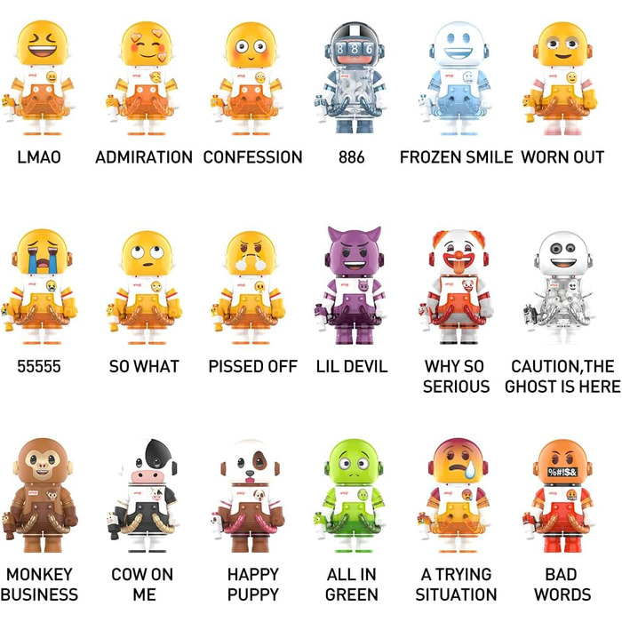 Космічна Моллі 100 Емодзі серія Фігурка Аніме Фігурки Колекційні Фігурки Колекційна Мистецтво Іграшка Фігурки Подарунок 100 Емодзі 22,9 сантиметра