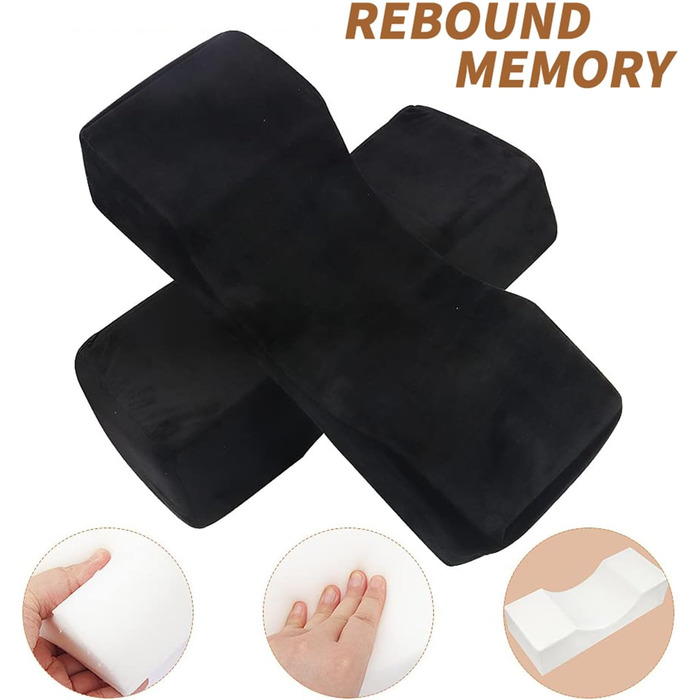 Подібна подушка для вій, косметична подушка, ергономічна подушка з піною з ефектом пам&39яті, чудова підтримка для косметичних процедурних ліжок, подушка для вій, оптимальний комфорт для процедурних ліжок для вій та косметичних застосувань