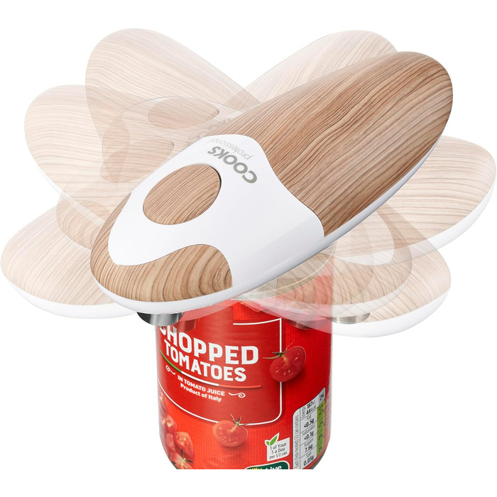 Кухарі Професійний електричний консервний нож Автоматичний акумуляторний відкривач для рук при артриті та артриті Робота в режимі гучного зв'язку Дизайн в один дотик (Nordic White) Скандинавський білий