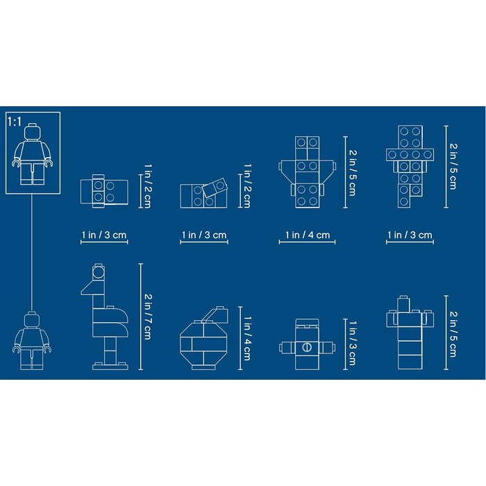 Конструктор LEGO Classic Стартовий кейс з кубиками, 213 деталей