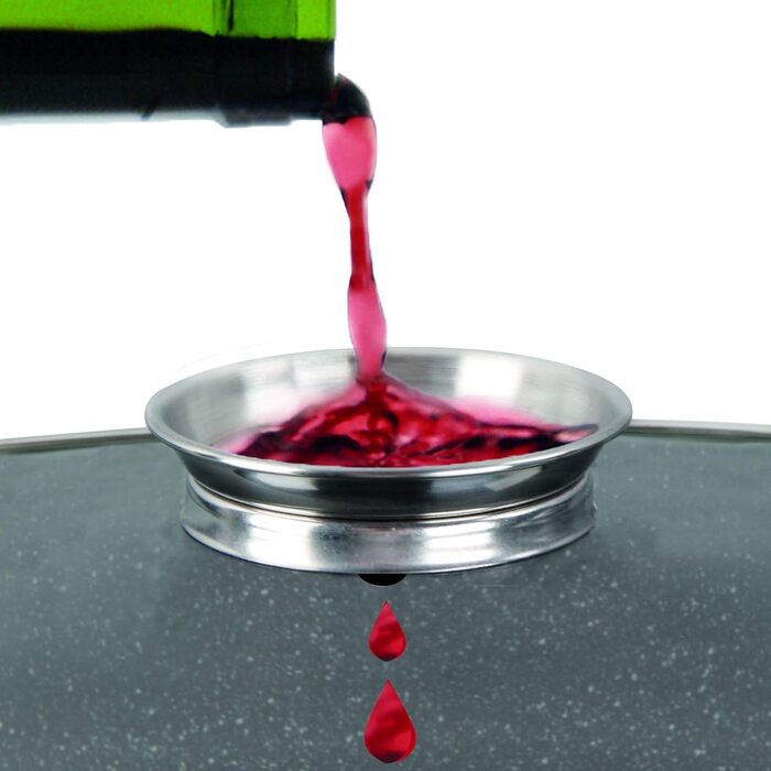 Жаровня Stoneline Gourmet, овальна, 38,8 x 26,3 см, 8 л, з кришкою з ароматизованого скла для дозованого додавання рідини, з литог