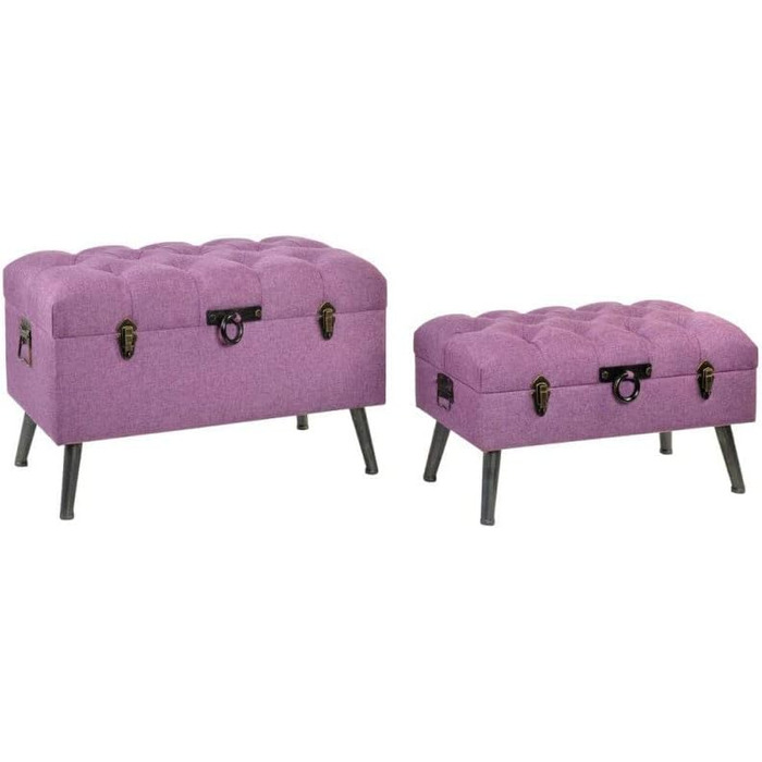 Асортимент DKD Home Decor Purple (81 x 42 x 52 см) (2 шт. и)