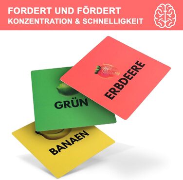 Карткова гра) Вимагає та сприяє зосередженості та швидкості - ідеально підходить для подорожей або подарунків - настільна гра від