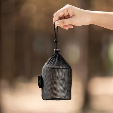 Титанова кружка iBasingo 300 мл, чашки з подвійними стінками та кришкою, надлегкі штабельовані металеві чашки для чаю та кави, міцні портативні напої для кемпінгу, подорожей та щоденного використання на свіжому повітрі Ti3242D 300 мл Ti3242d