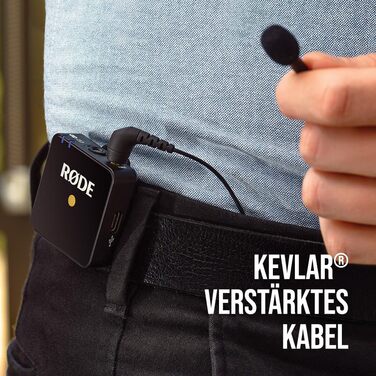 �DE Lavalier GO - професійний мікрофон на петлиці/затискний мікрофон для мовлення, кіновиробництва, створення контенту, запису гол