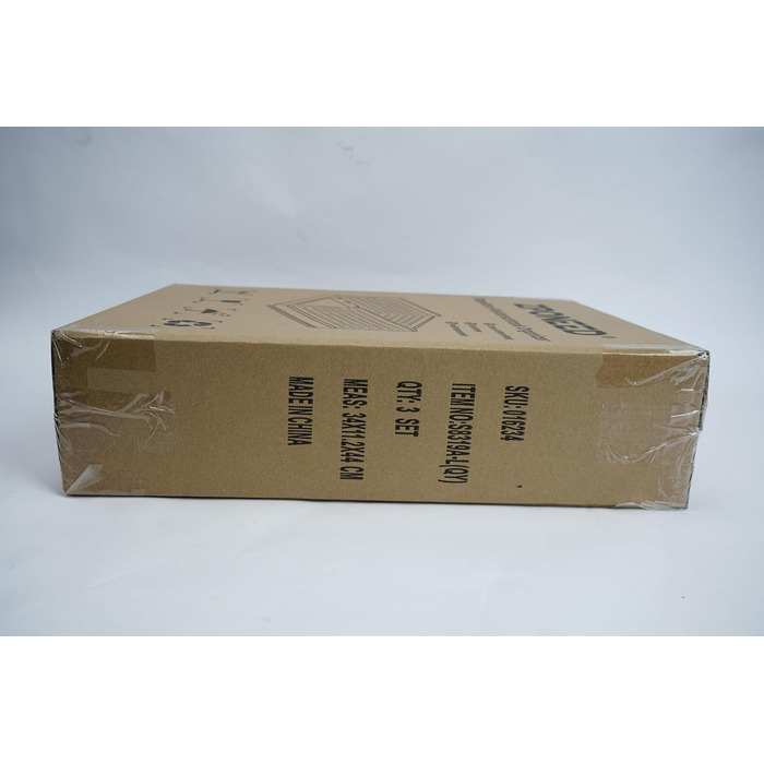 Абелювані коробки для зберігання речей у шафі, складні ящики для зберігання з висувними ящиками, пластикові коробки для зберігання, для спальні, кухні, ванної кімнати, 3 шт. и, розмір L, 3 шт.