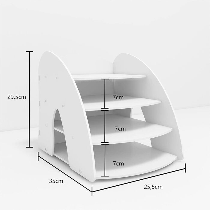 Лоток для документів A4 Відсіки для зберігання листів Настільний органайзер для файлів з ПВХ Лоток для паперу Зберігання файлів Система зберігання документів Тримач документів для офісу, навчання, школи, офісу (тип C)