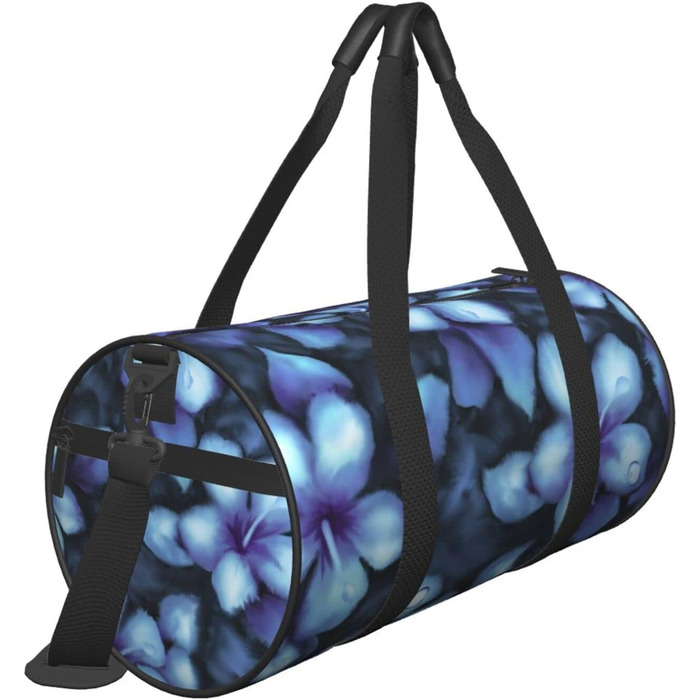 Дорожня сумка-циліндр з тропічним квітковим принтом, спортивна сумка для чоловіків та жінок, сумка-мішок, спортивна сумка