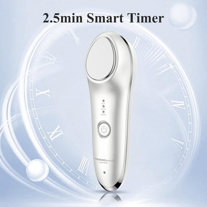 Гарячий і холодний масажер для обличчя з функцією вібрації, косметичний пристрій для видалення зморшок масаж обличчя для догляду за обличчям проти старіння AG-1389EU