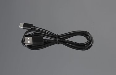 Стільний LED-бра на акумуляторі Reality Talent R27759132, матовий чорний метал, магнітне кріплення, 2 шт. 0.5 Вт, датчик сутінків та руху, двостороннє освітлення (вгору та вниз), зарядка USB-C