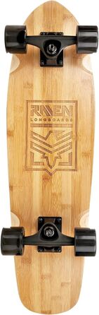 Лонгборд RAVEN Trevix 41" для дітей дорослих хлопчиків дівчаток алюмінієві траки ABEC-9 хром PU колеса 70x51 мм drop-through freeride cruiser повний компліт для початківців профі оригінал 2025