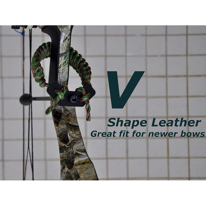 Ремінь для стрільби з лука HZHUTUZH 250 з паракорду – багатофункціональний складний ремінь для виживання, полювання та стрільби, стабілізатор не потрібен, довжина понад 6 м, червоний