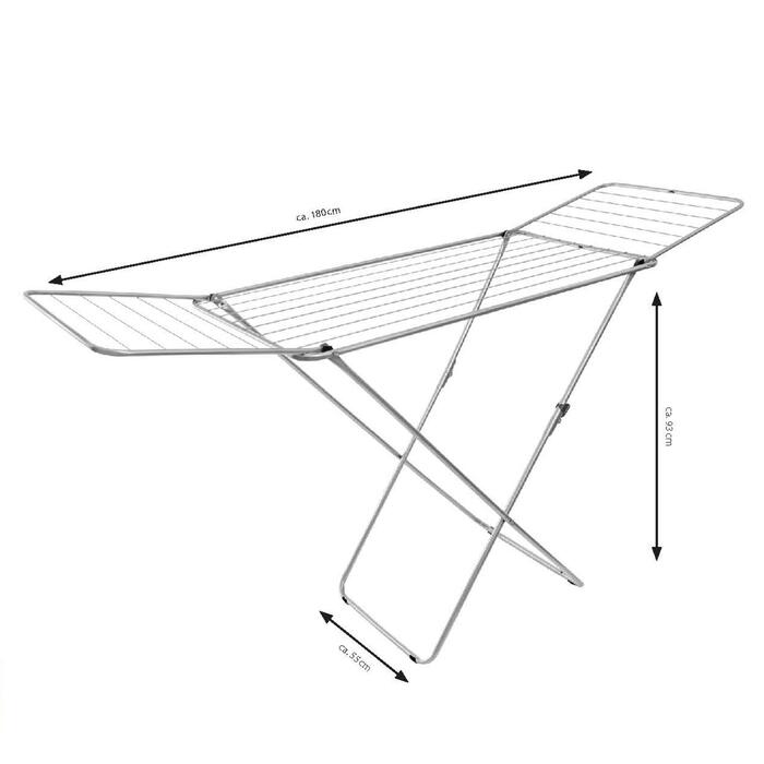 Сушарка для білизни підлогова Casa Si Kolibri 18m Silver (CS42191C06)