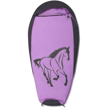 Ваш GEAR Дитячий спальний мішок Horse Mummy Sleeping Bag 180x90 см зручний літній спальний мішок 300 г/м Pink Grey екстра теплий