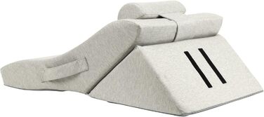 Подушка для читання спинка, регульований підголівник, піна з ефектом пам&39яті, знімний чохол, дихаюча та нековзна, трикутна ручка для спини, шиї та ніг 60 x 50 x 30 см