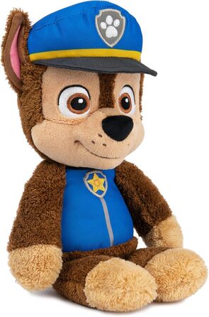 М'яка іграшка GUND Щенячий патруль Чейз, 30 см - високоякісна плюшева іграшка з м'якого велюру з вишитими очима, автентична копія персонажа з мультсеріалу, для дітей від 1 року.