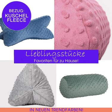 Подушка для шиї Dr. Berger Reading Bone для читання 40x18 см, дизайн Minky - 380 г бавовна, надзвичайно пухнаста - Ергономічна подушка для шиї для релаксації, комфортного читання, перегляду телевізора, подорожей, природи 40 x 18 см натуральний колір