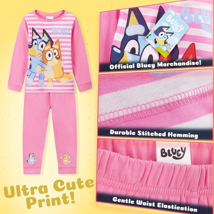 Піжами BlueY Піжами для дівчаток Піжами для дівчаток Дитячі піжами 4-5 років, нові, рожеві
