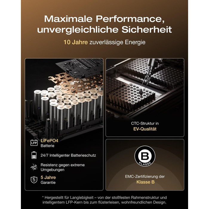 Допоміжний акумулятор ECOFLOW Delta 3 Max Plus, акумулятор LFP ємністю 2048 Втгод, підключи та працюй, штабельований, розширюваний аварійний блок живлення для кемпінгу, дому, автофургонів та кемперів DELTA 3 Max Plus EB