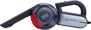 Ручний автомобільний пилосос для автомобільної розетки 12В Dustbuster Pivot PV1200AV з насадкою-щіткою, щілинною насадкою, гнучким