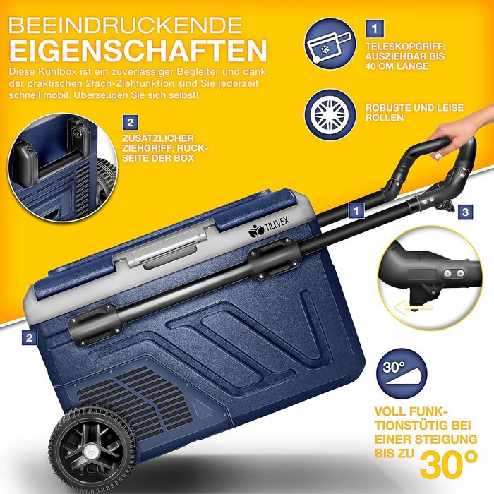 Компресорна холодильна камера електрична 40-60 літрів Морозильна камера електрична WIFI-APP управління 12/24 V 230V Холодильник до