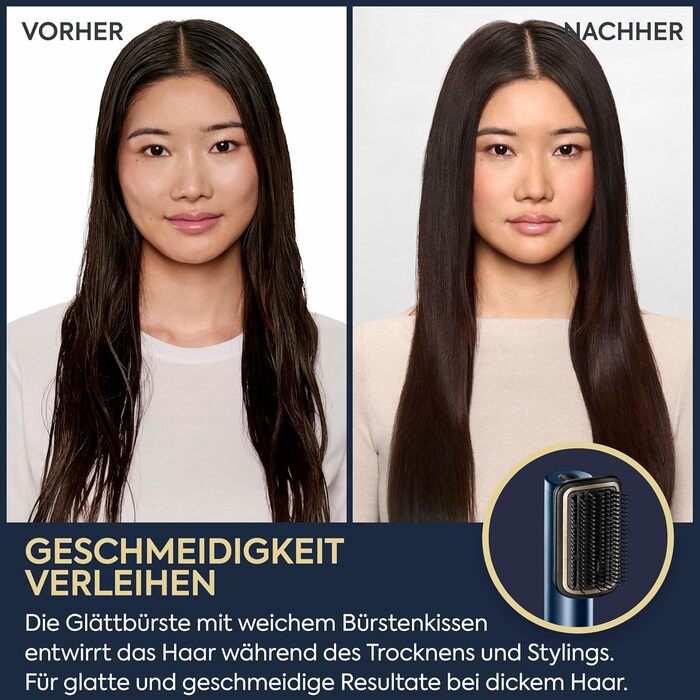 Мультистайлер BaByliss Air Wand фен, випрямляч та стайлер 3-в-1, синій гладкість та об'єм (для всіх типів волосся)