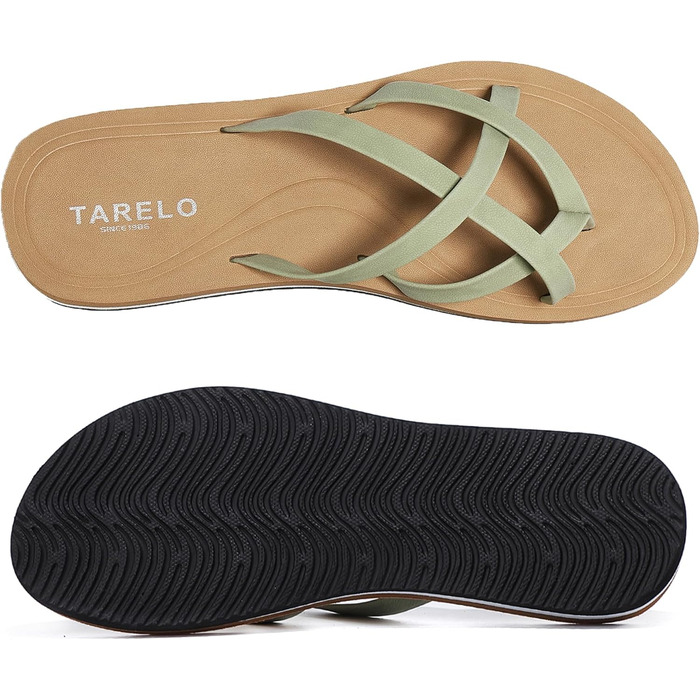 Жіночі шльопанці TARELO, літні, розмір 36-41, A, зелені, 37 EU